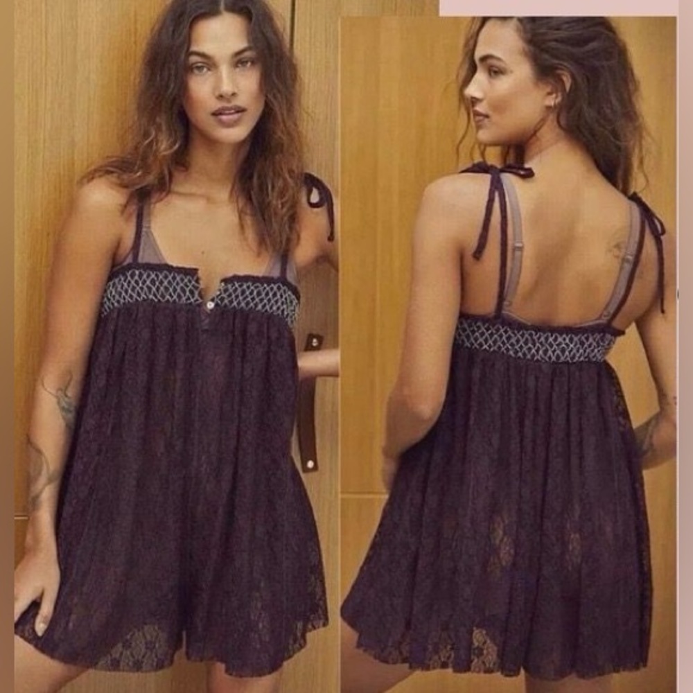 Free People Romper in Lace